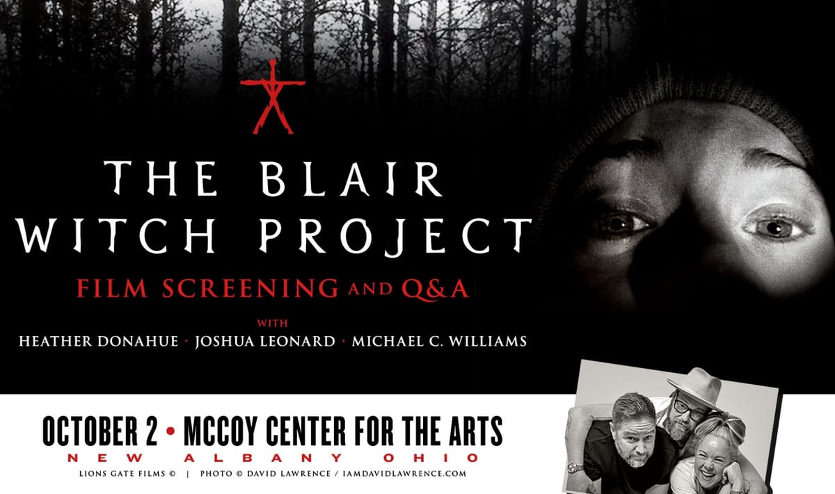 Blair Witch Project screening and cast Q and A promo art
