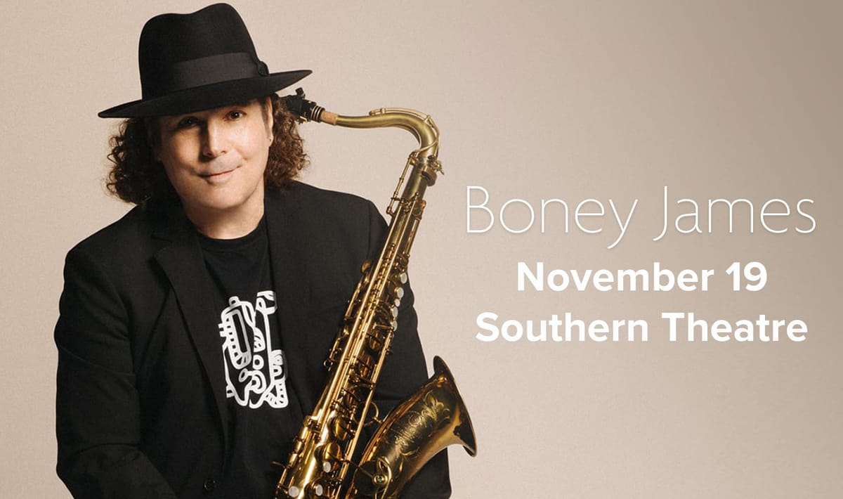 Boney James contemporary jazz concert promo art