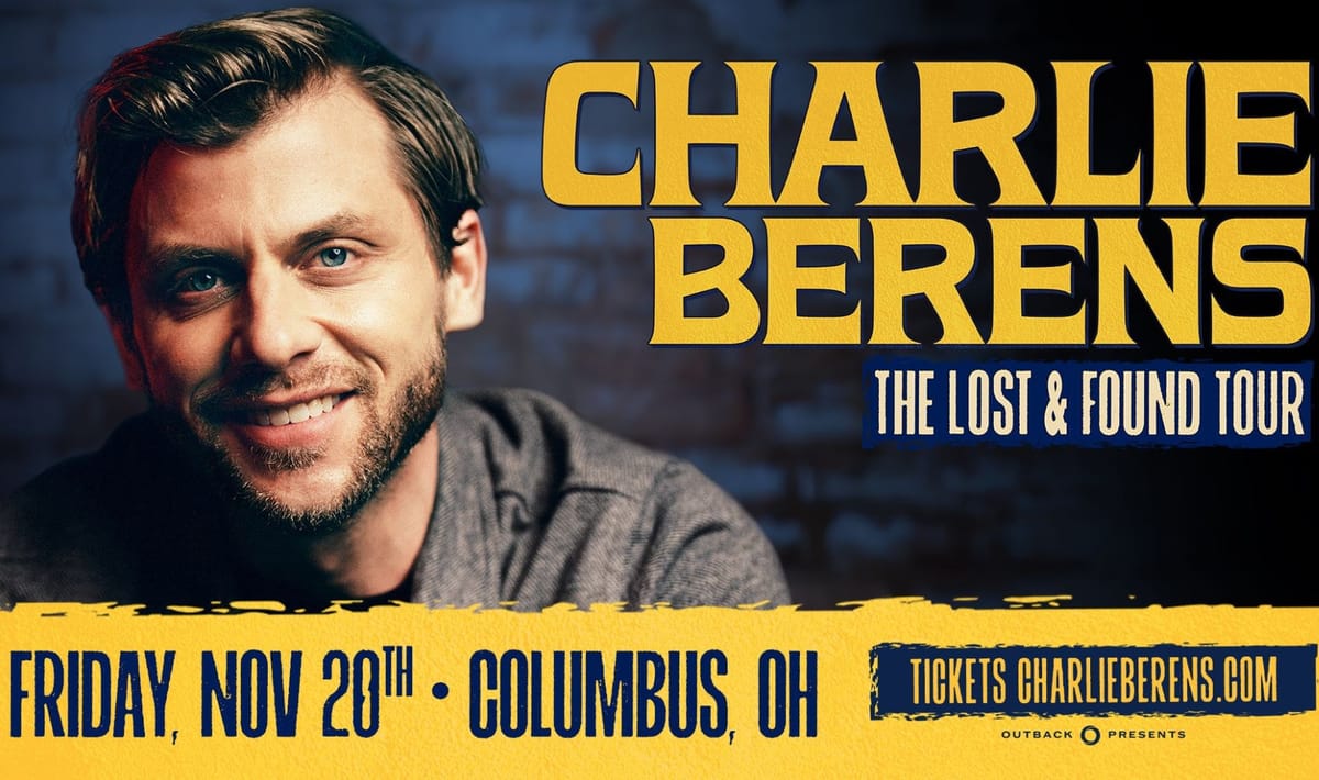 Charlie Berens Lost and Found comedy tour promo