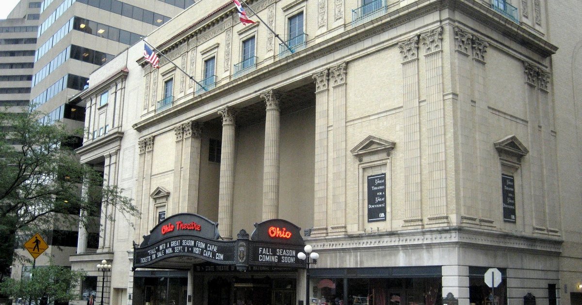 Ohio Theatre auditorium ready for a holiday stage production