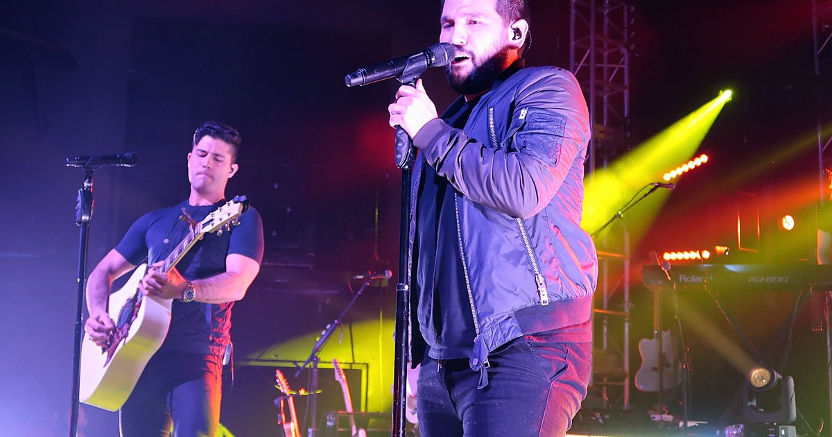 Dan and Shay with Tyler Hubbard