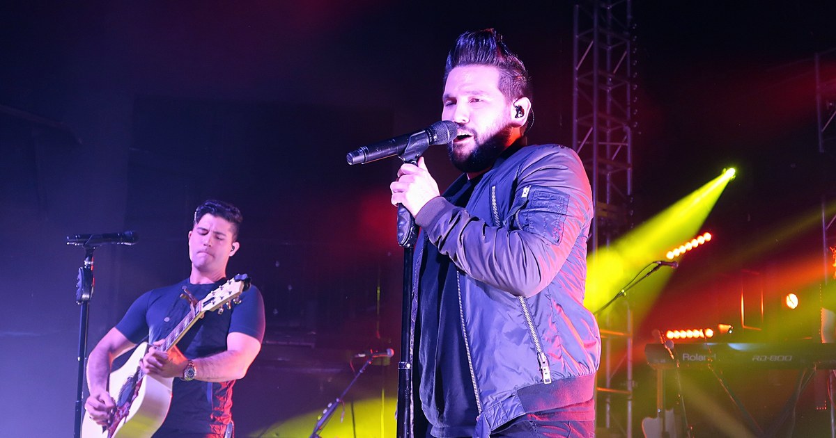 Dan and Shay with Tyler Hubbard