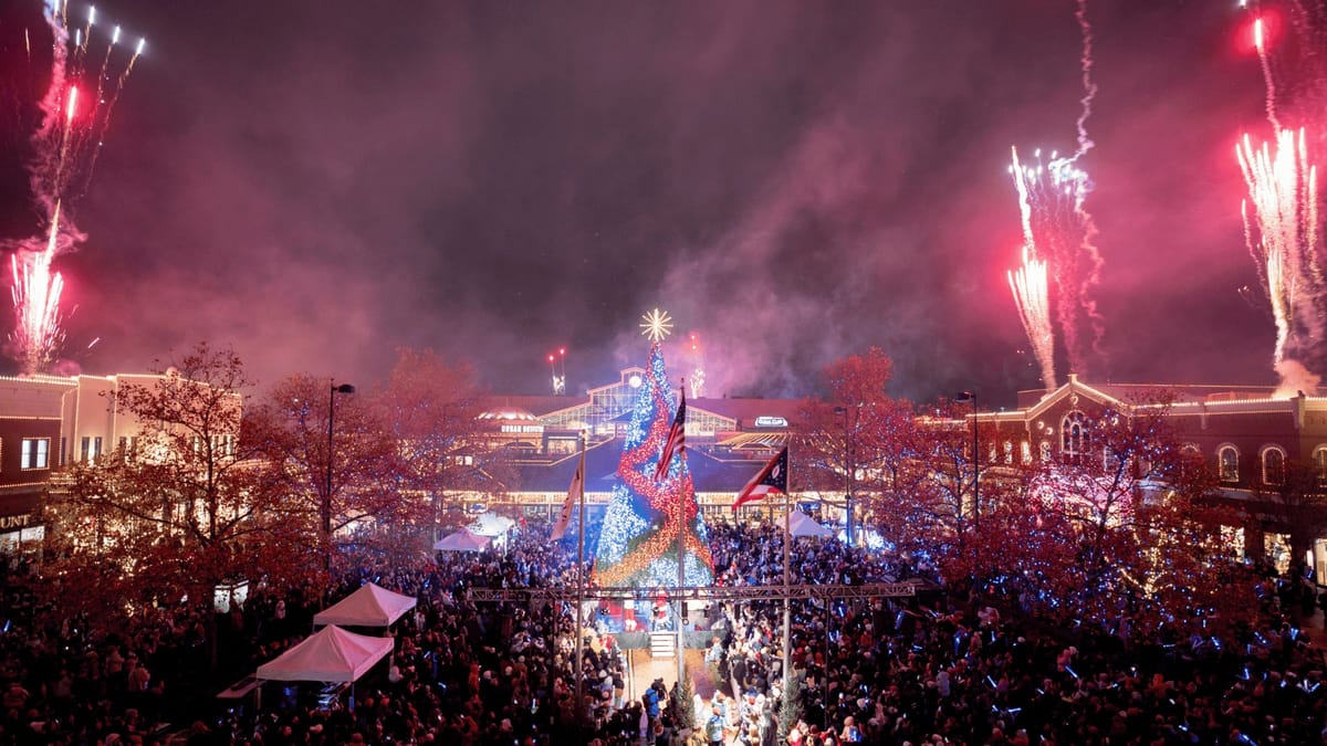 Easton Town Center Grand Illumination holiday lights