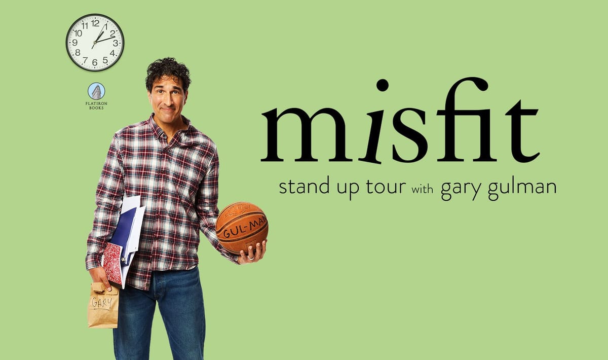 Gary Gulman Misfit Stand Up Tour promo portrait