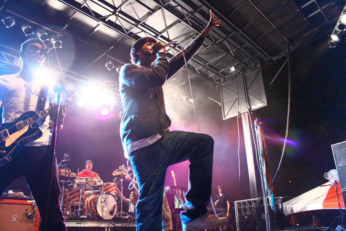 Gym Class Heroes live performance crowd photo