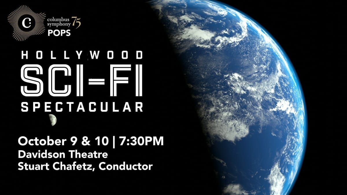 Columbus Symphony Hollywood Sci-Fi Spectacular promo art
