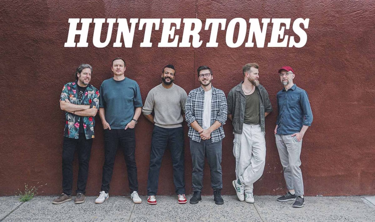 Huntertones band promo art for Lincoln Theatre show
