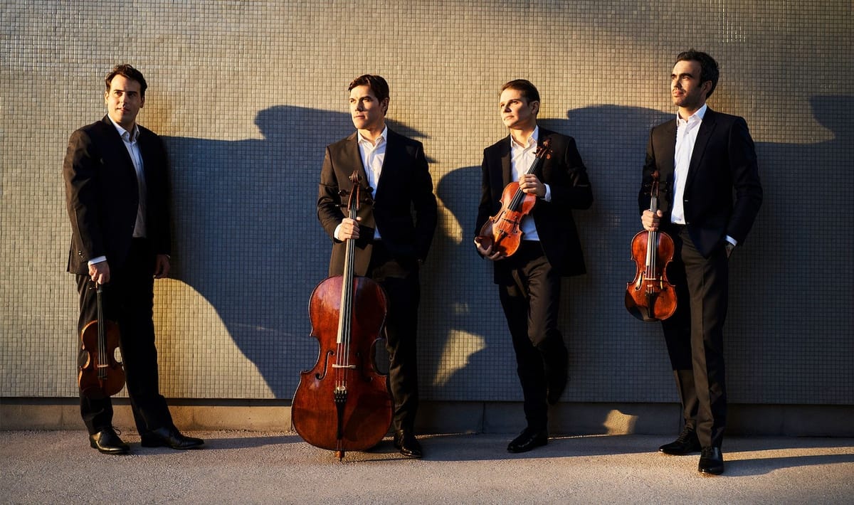 Modigliani Quartet classical concert promo art