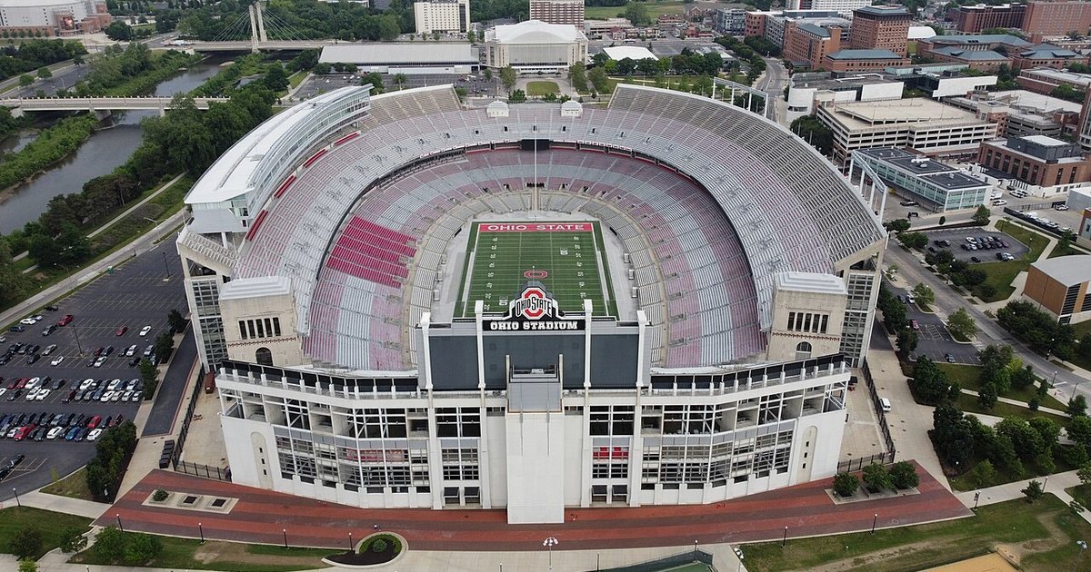 Ohio Stadium crowd on a Buckeyes football Saturday