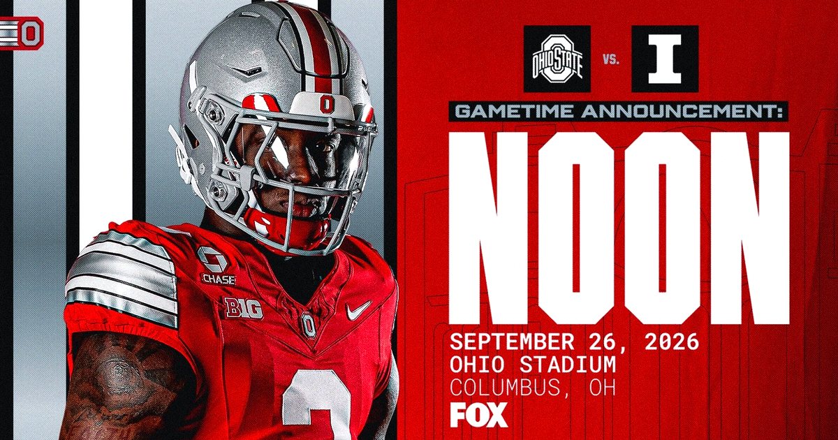 Ohio Stadium seats filling before kickoff in Columbus