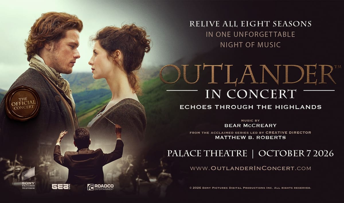 Outlander in Concert promo art at Palace Theatre