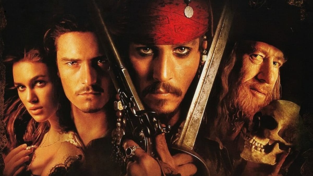Metro Parks outdoor movie night promo art for Pirates of the Caribbean at Great Southern