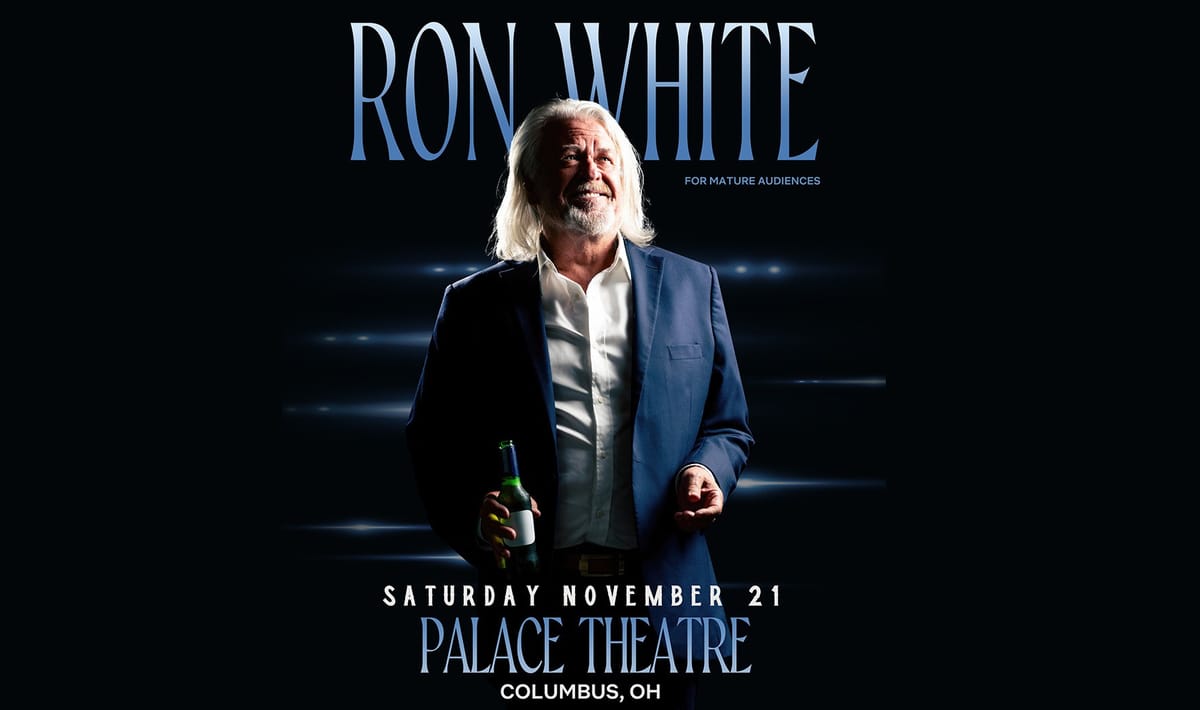 Ron White stand-up comedy tour promo art