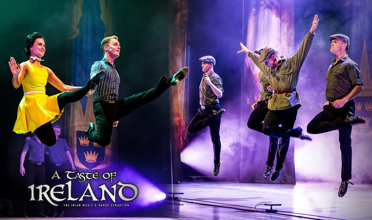 A Taste of Ireland music and dance tour promo art
