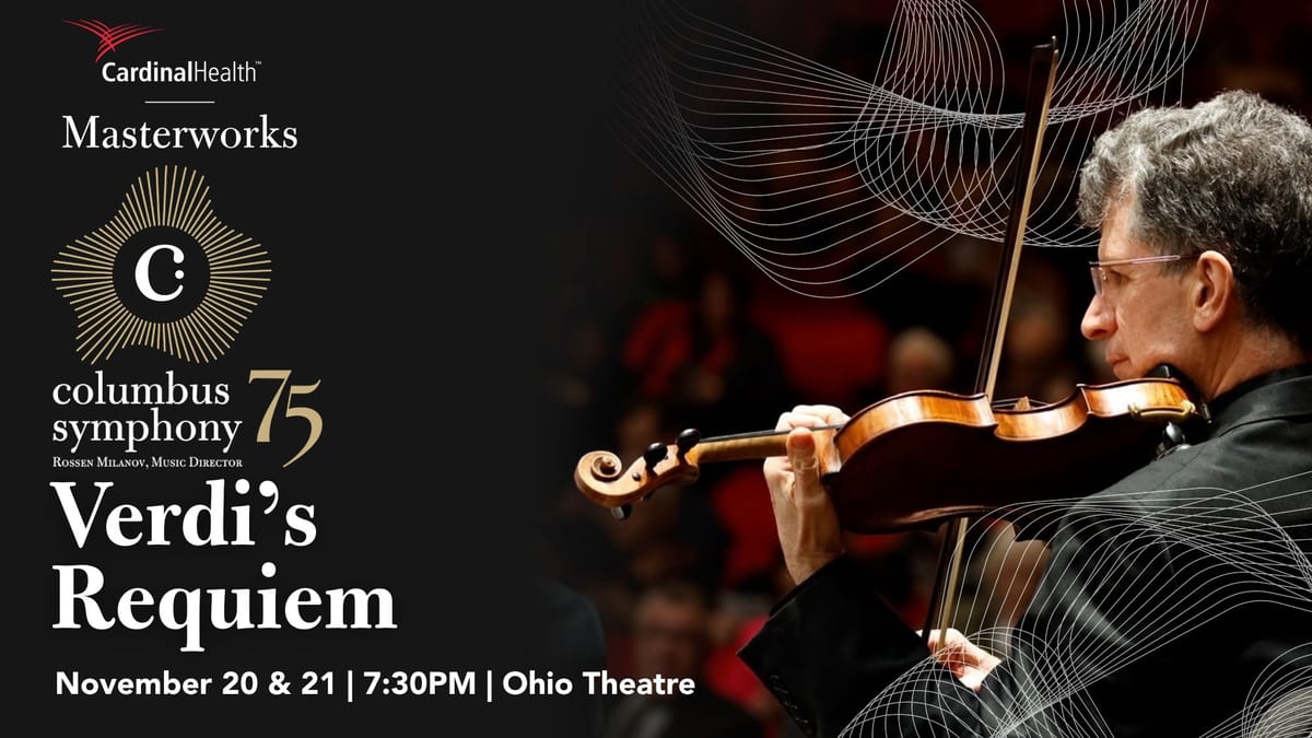Columbus Symphony Verdi Requiem Masterworks promo art