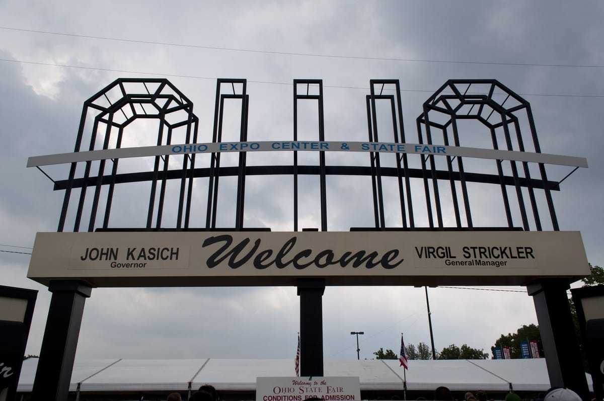 Ohio State Fair midway at the Expo Center