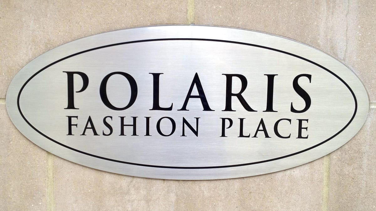 Polaris Fashion Place exterior on the Columbus North Side