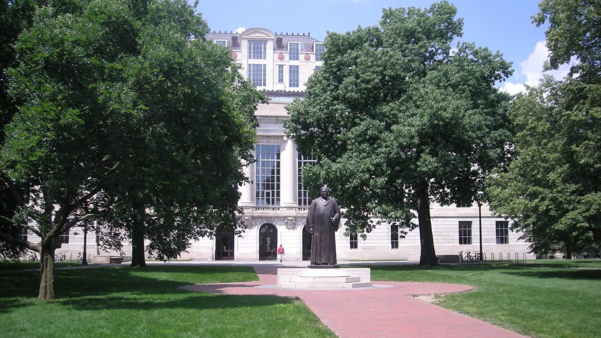 Campus area streetscape near North High Street