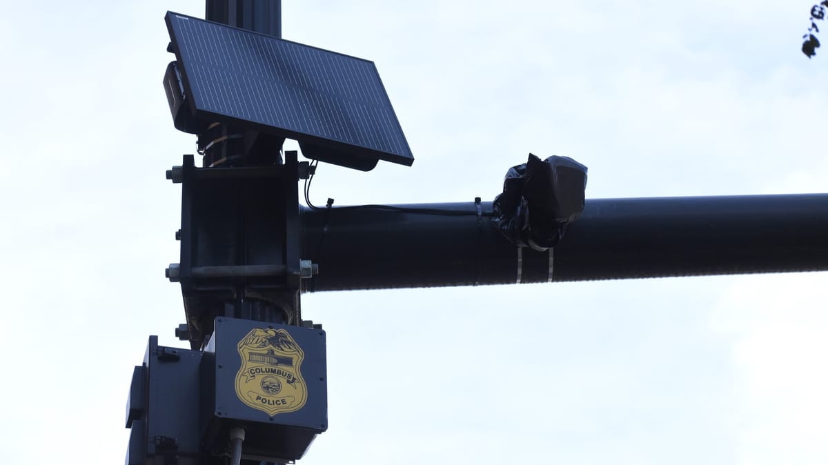 Covered Columbus Flock automatic license plate reader cameras after city suspension