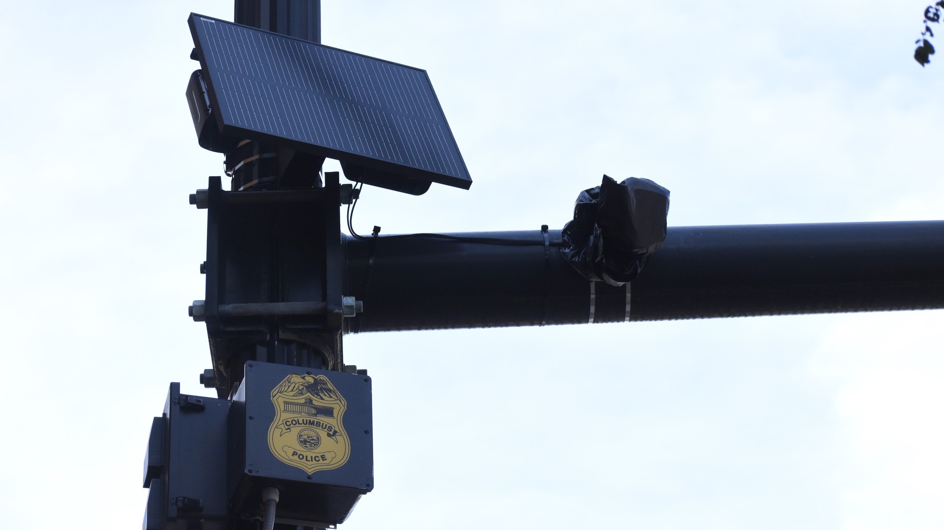 Covered Columbus Flock automatic license plate reader cameras after city suspension