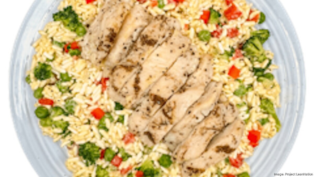 Project LeanNation prepared chicken and rice meal plate from the Columbus-area meal prep brand