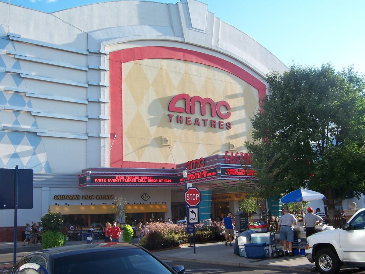 AMC Easton Town Center 30 exterior at the Easton plaza