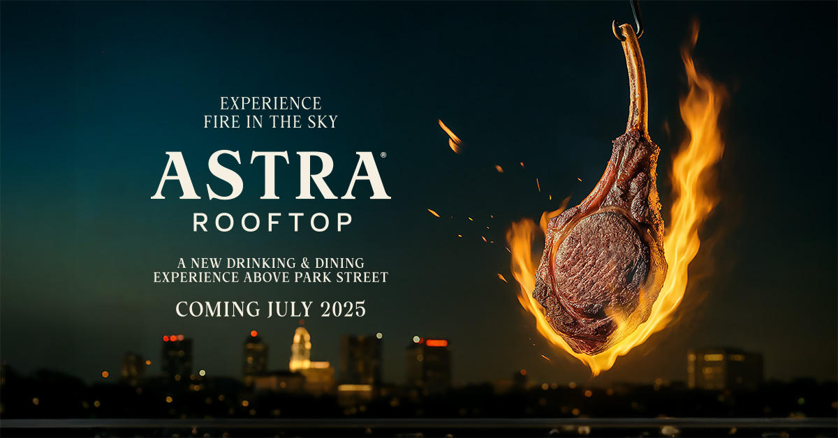 Tomahawk steak at Astra Rooftop