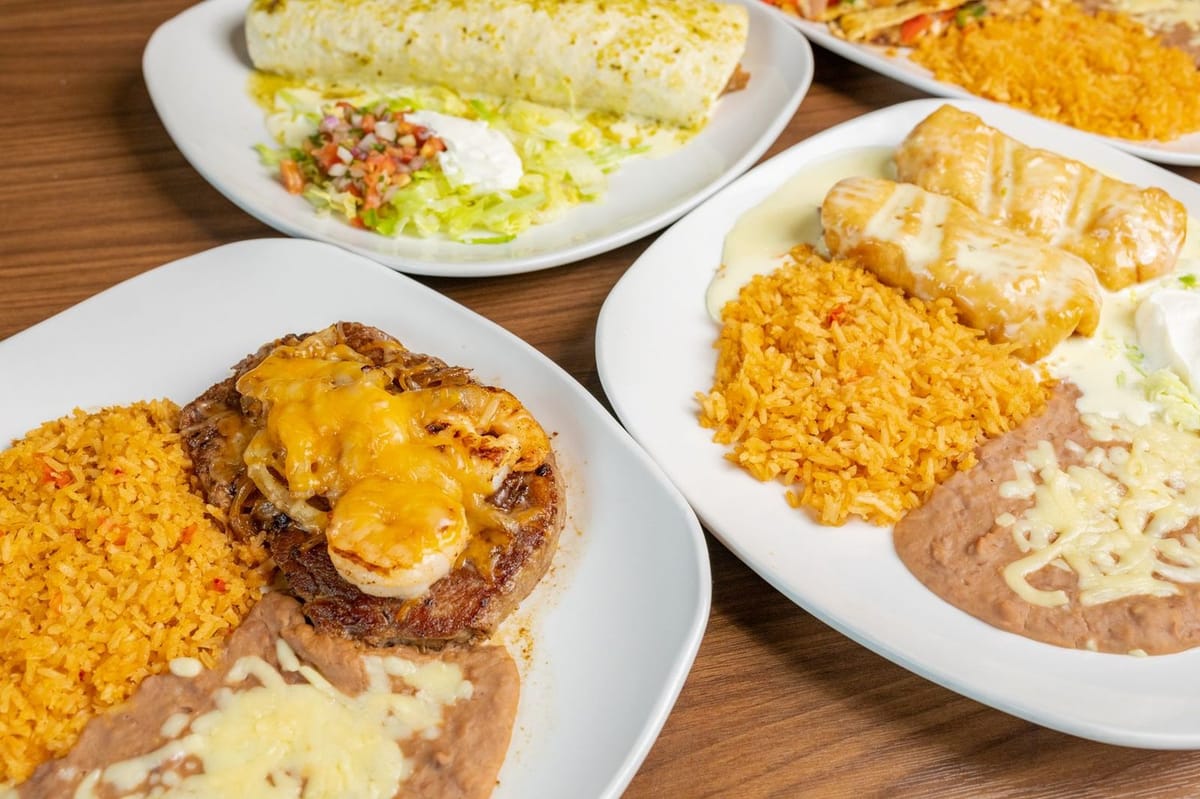 Mexican plates and margaritas at Chapala Mexican Grill in Powell