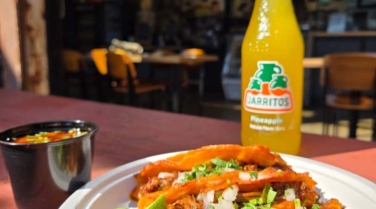 Tacos Rudos counter inside Budd Dairy Food Hall